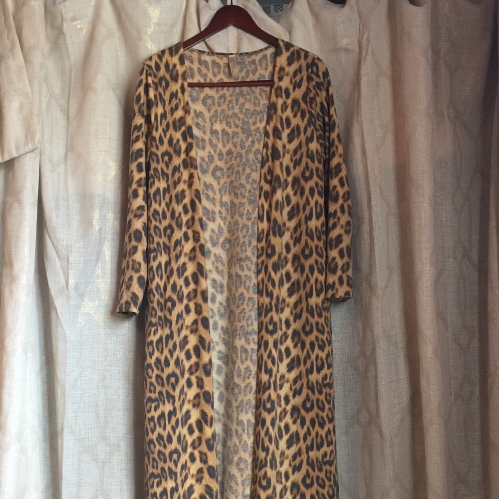 Leopard Print Duster